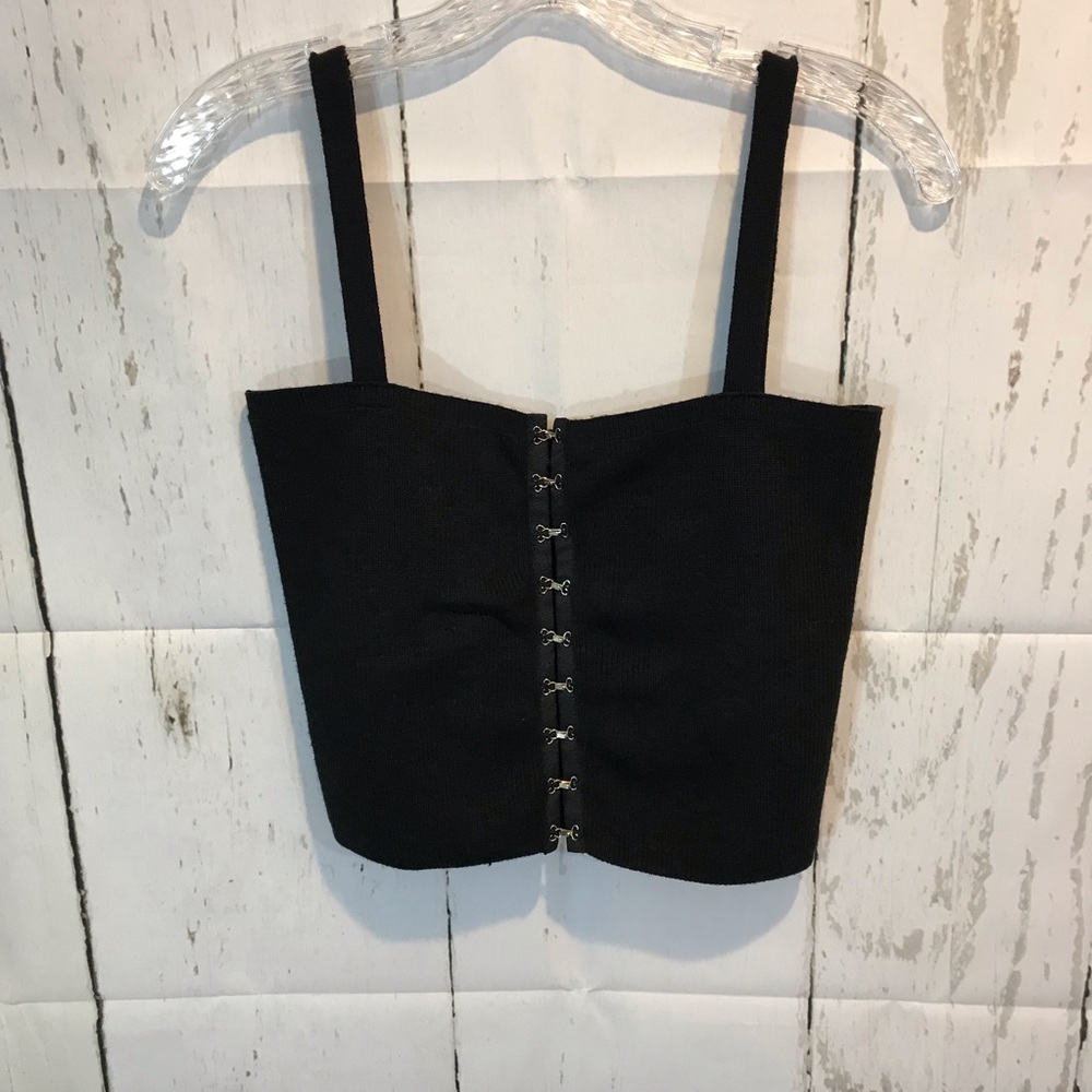 Forever 21 black sweater tank. Sz L.